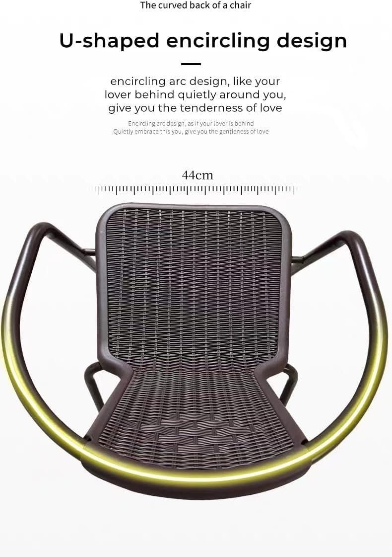 Kustom Deco 7-Piece Outdoor Bistro Set - Stylish Patio Dining Set with Chairs and Table - Image 5