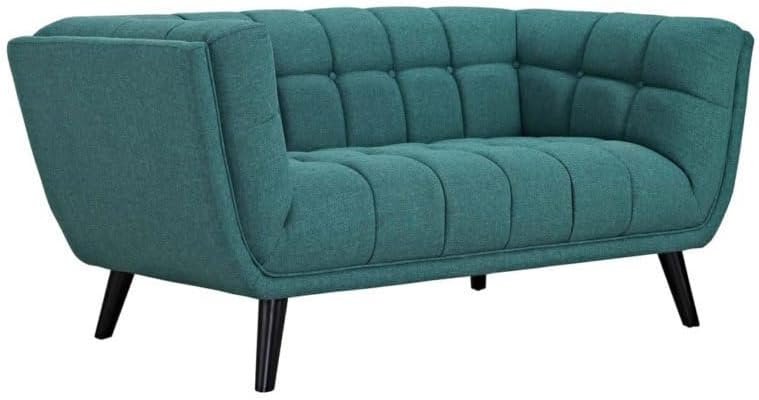 Upholstered Fabric Loveseat - Custom Upholstered Sofa for Living Room, Elegant Design with Premium Comfort - Image 3