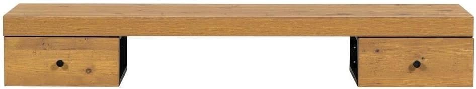 Wall-Mounted Dressing Table - Elegant Dressing Table with Mirror & Storage, Customizable Finish - Image 2