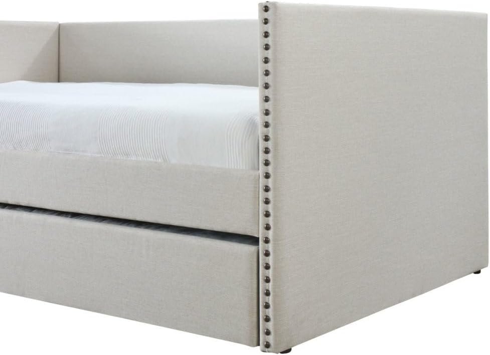 Franklin Daybed with Trundle - Versatile Upholstered Daybed, Perfect for Lounging or Guest Rooms - Image 3