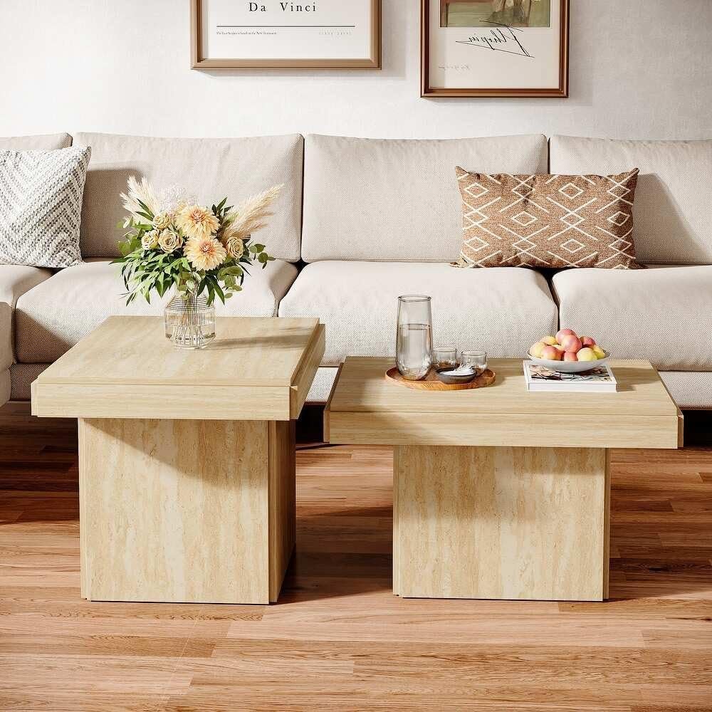 Nesting Low Center Tables - Modern Center Table, Perfect for Living Rooms
