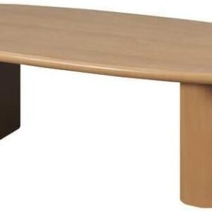 Tapered Tabletop Coffee Table - Modern Center Table, Perfect for Living Rooms