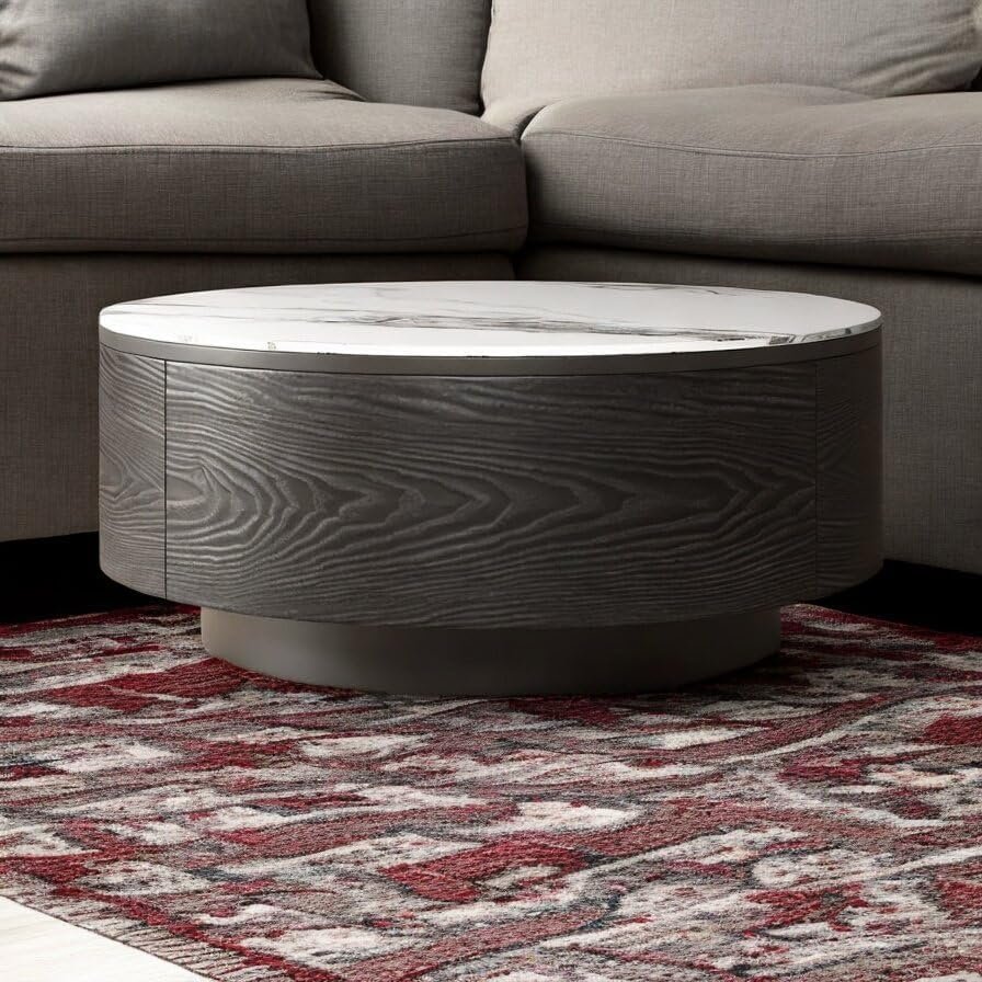 Torben Round Coffee Table - Modern Center Table, Perfect for Living Rooms - Image 2