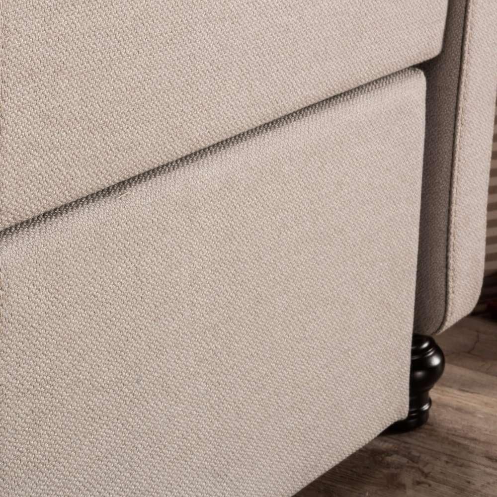 Jasmine Dove Grey Daybed with Trundle - Versatile Upholstered Daybed, Perfect for Lounging or Guest Rooms - Image 4
