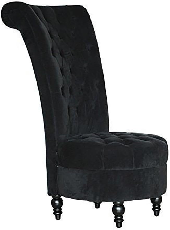 Orchid High Back Tufted Accent Chair - Stylish Upholstered Accent Chair, Custom Design for Living Room or Office - Image 3