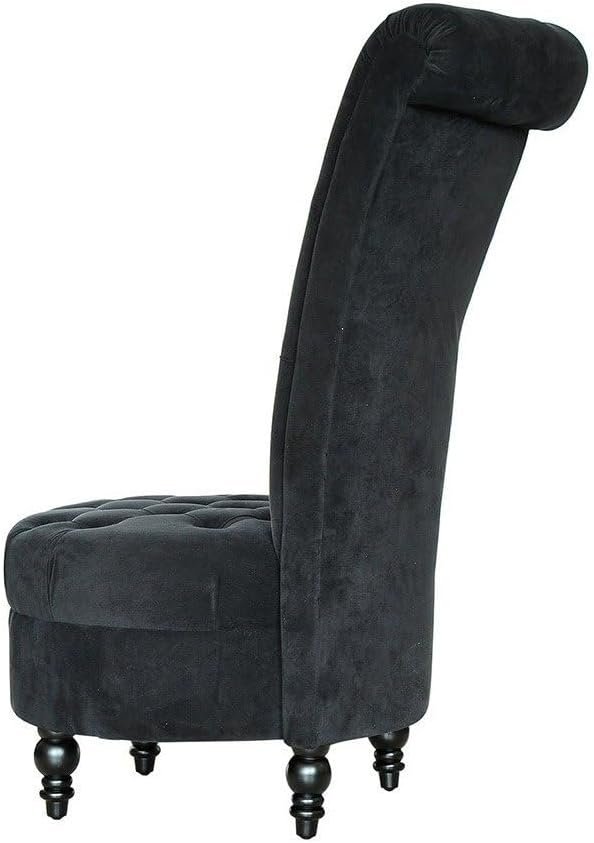 Orchid High Back Tufted Accent Chair - Stylish Upholstered Accent Chair, Custom Design for Living Room or Office - Image 4
