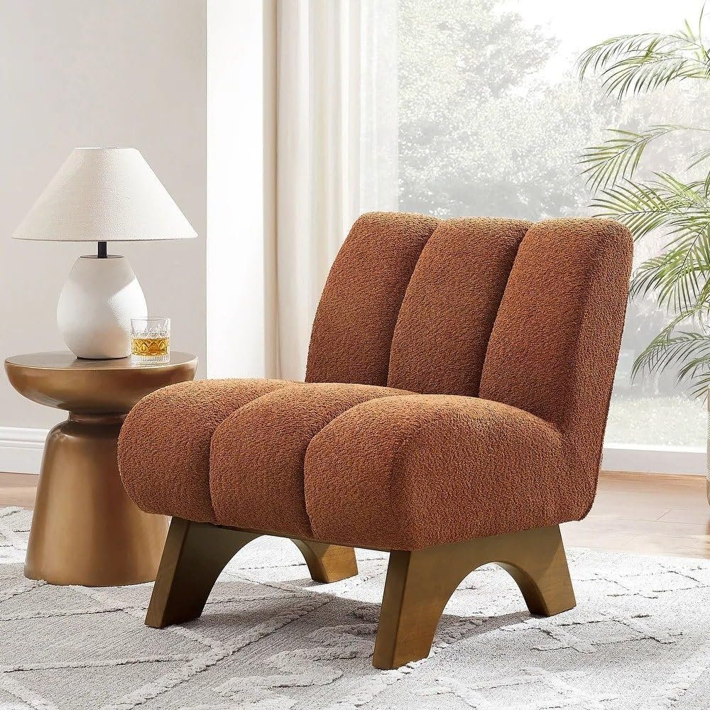 Fabric Accent Sofa Chair - Stylish Upholstered Accent Chair, Custom Design for Living Room or Office