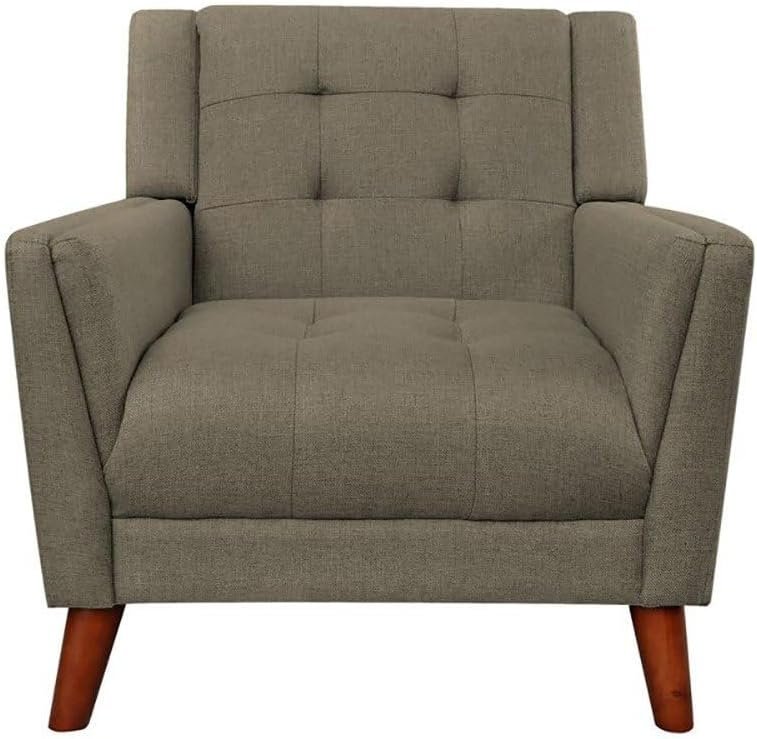 Davidas Wide Tufted Armchair - Stylish Upholstered Accent Chair, Custom Design for Living Room or Office - Image 2