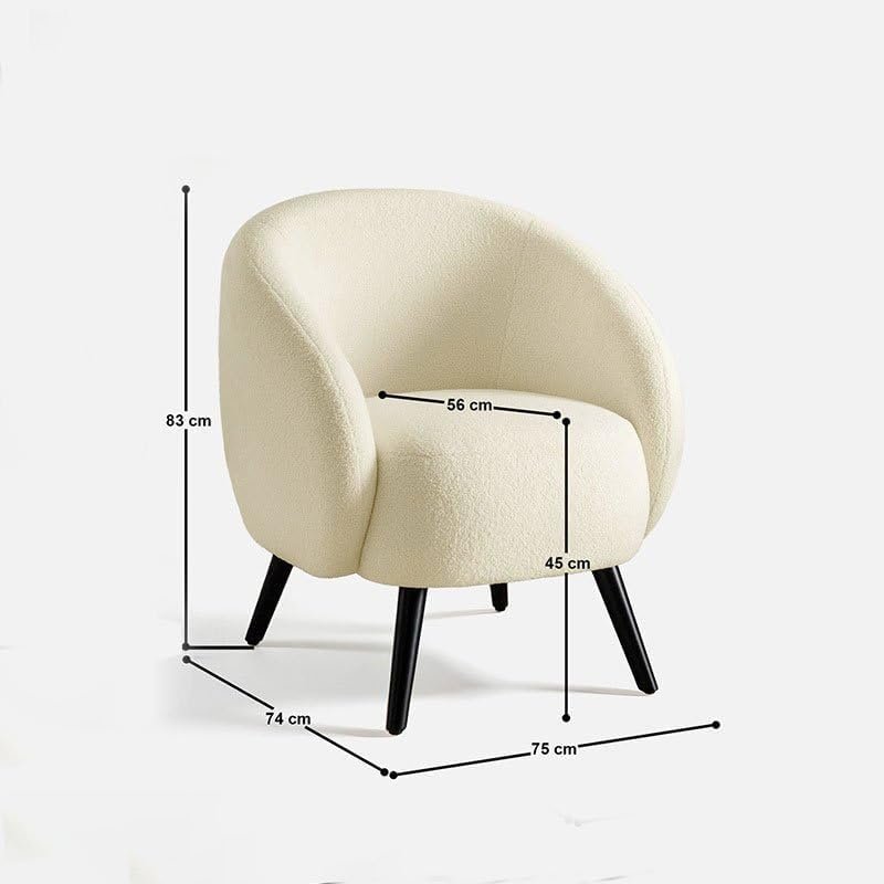 Kustom Deco Luxury Accent Chair - Stylish Upholstered Accent Chair, Custom Design for Living Room or Office - Image 2