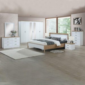 Serenity Slumber 5-Piece Bedroom Set - Customizable Design for UAE Bedrooms