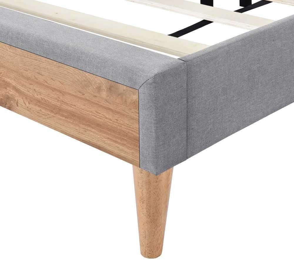 Dream Swell Platform Bed With 2-Nightstands & Bench - Customizable Design for UAE Bedrooms - Image 3