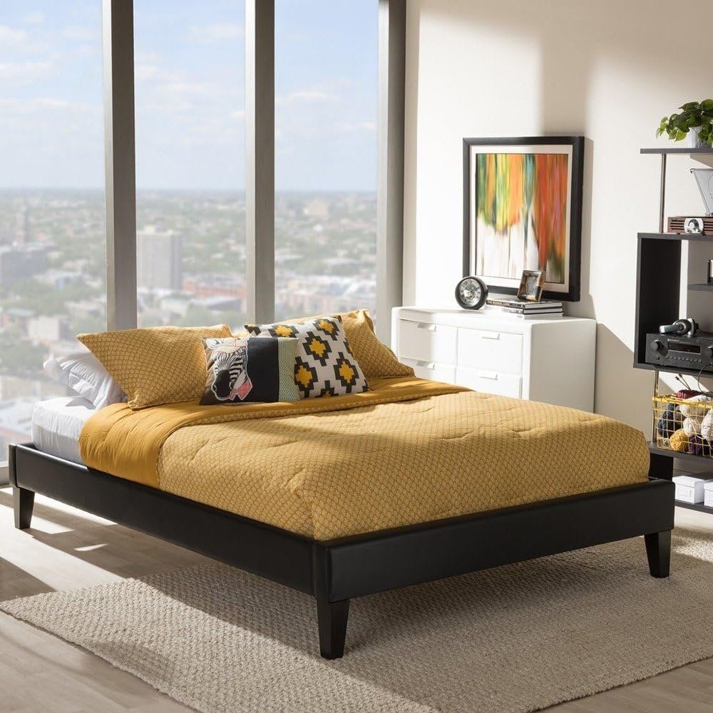 Tranquil Twist Modern Contemporary Fabric Upholstered Bed - Customizable Design for UAE Bedrooms