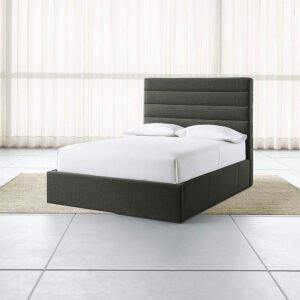 Restful Relax Channel Headboard Bed With Upholstered - Customizable Design for UAE Bedrooms
