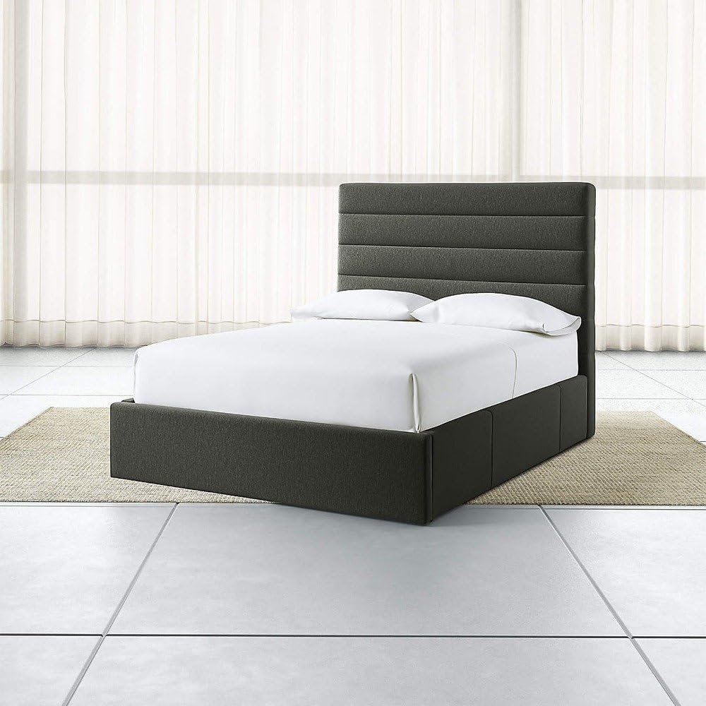 Restful Relax Channel Headboard Bed With Upholstered - Customizable Design for UAE Bedrooms