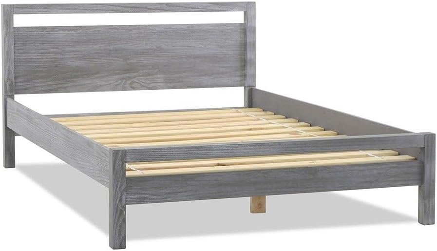 Whisper Waves Solid Wood Loft Platform Bed - Customizable Design for UAE Bedrooms - Image 3