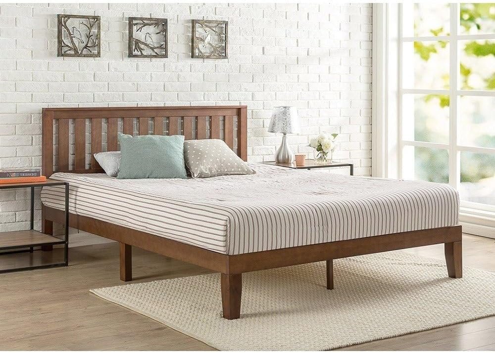 Solace Snooze Espresso Solid Wood Plat Form Bed - Customizable Design for UAE Bedrooms - Image 2