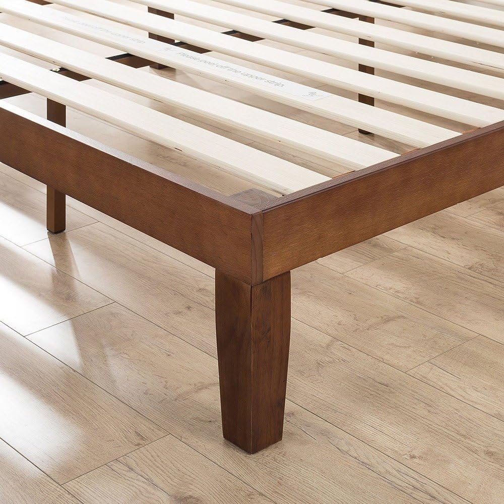 Solace Snooze Espresso Solid Wood Plat Form Bed - Customizable Design for UAE Bedrooms - Image 3