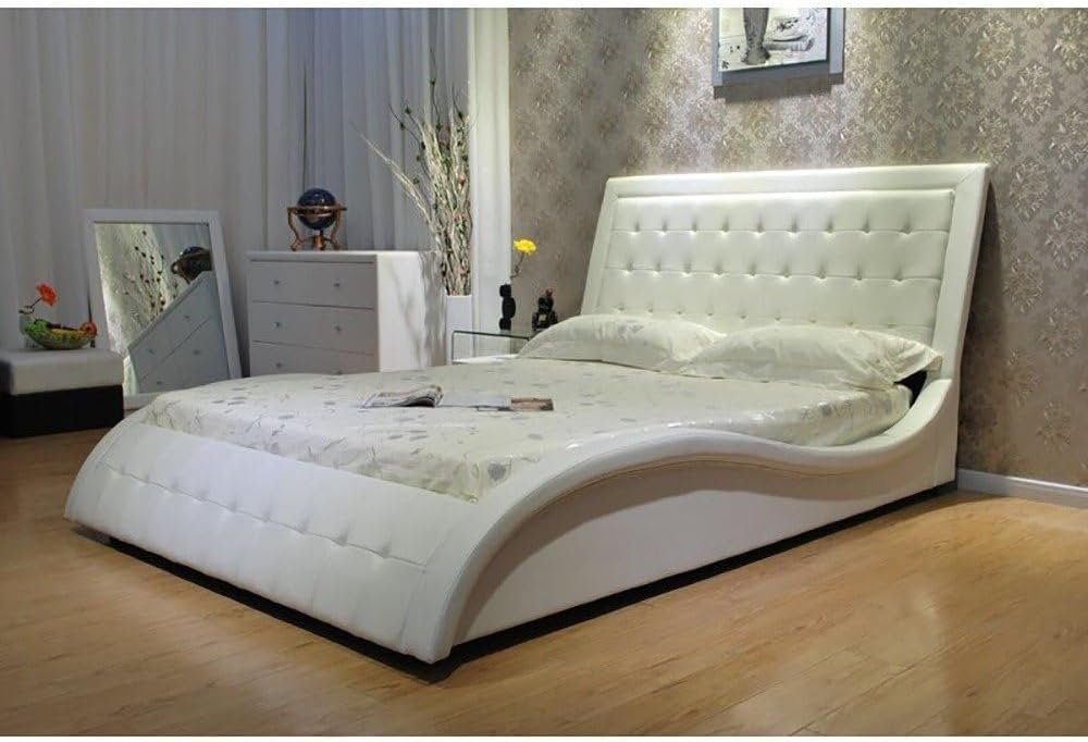 Vortex Modern Fully Tufted Curved Bed - Customizable Design for UAE Bedrooms - Image 2