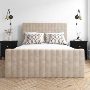 Dusi Small Double Side-Opening Ottoman Bed - Customizable Design for UAE Bedrooms