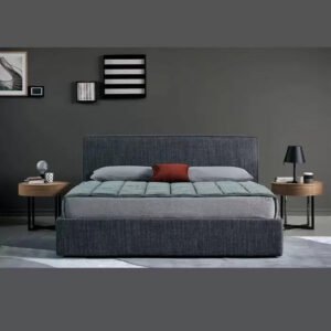 Malm Squared Upholstered Bed - Customizable Design for UAE Bedrooms