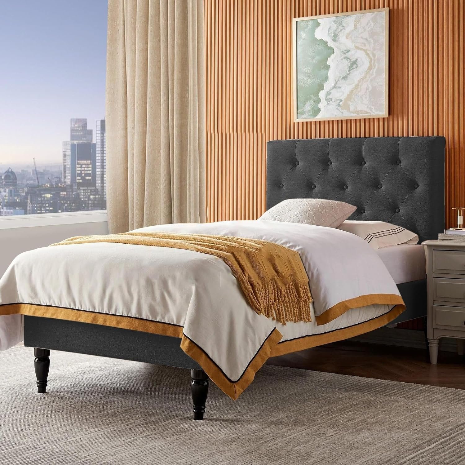 Reno Platform Bed - Customizable Design for UAE Bedrooms - Image 3