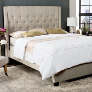 Winslot Wingback Bed - Customizable Design for UAE Bedrooms