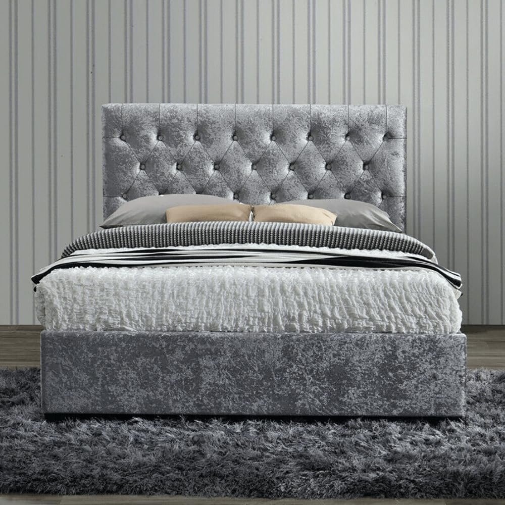 Tokyo Velvet Bed - Customizable Design for UAE Bedrooms