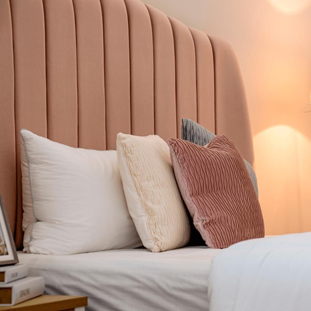 Knox Velvet Bed - Customizable Design for UAE Bedrooms - Image 2