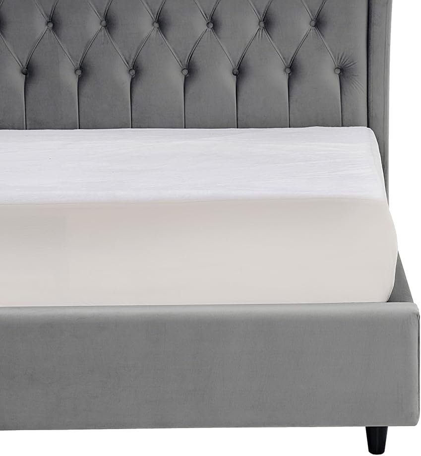 Aida Button Tufted Bed - Customizable Design for UAE Bedrooms - Image 3