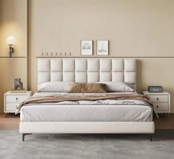 Sovereign Light Luxury Leather Wrap Bed - Customizable Design for UAE Bedrooms - Image 2