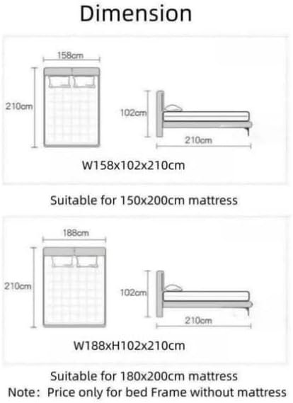 Light Luxury Modern Leather Wrap Bed - Customizable Design for UAE Bedrooms - Image 3