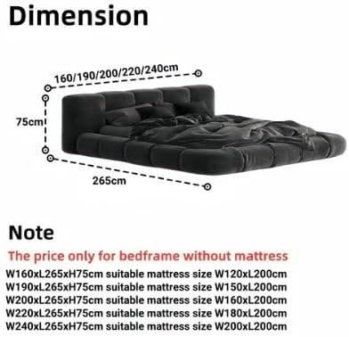 Obsidian Dream Platform Bed King/Queen Size - Customizable Design for UAE Bedrooms - Image 2