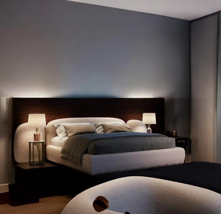 Orion Boucle Fabric Bed - Customizable Design for UAE Bedrooms