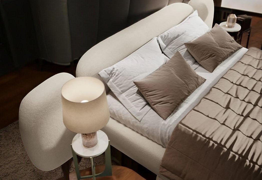 Orion Boucle Fabric Bed - Customizable Design for UAE Bedrooms - Image 2