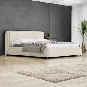 Zenith Velvet Fabric Luxury Bed Frame - Customizable Design for UAE Bedrooms