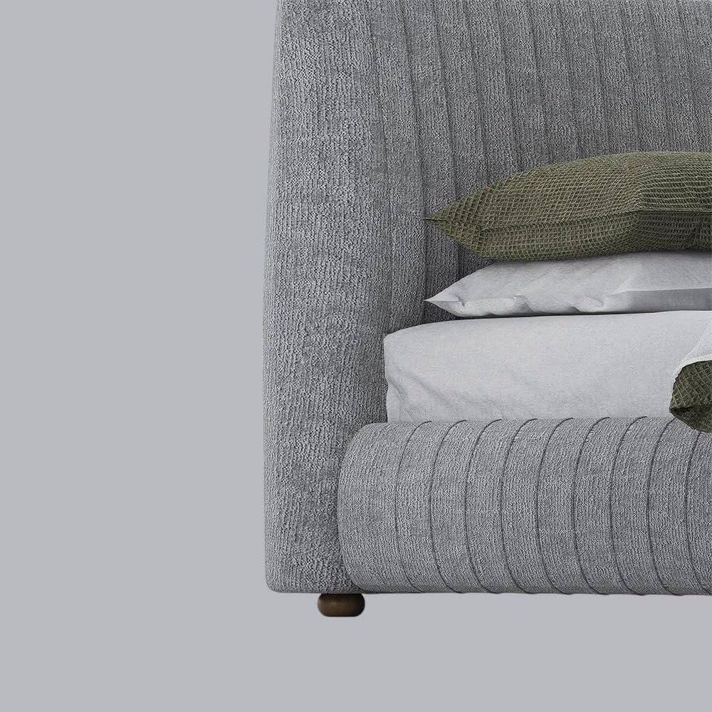 Toscana Dark Gray Colour Bed - Customizable Design for UAE Bedrooms - Image 3