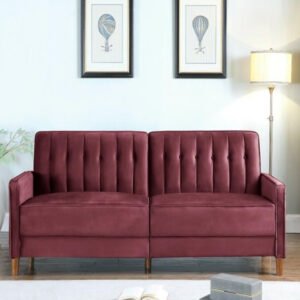 Cornell Square Arm Sofa Bed - Custom Upholstered Sofa for Living Room, Elegant Design with Premium Comfort