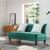 2-Seater Armless Sofa - Custom Upholstered Sofa for Living Room, Elegant Design with Premium Comfort