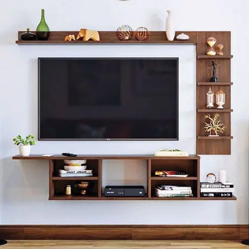 Axis Media Stand - Wall-Mounted or Freestanding TV Unit with Storage, Includes Home Installation - Image 3