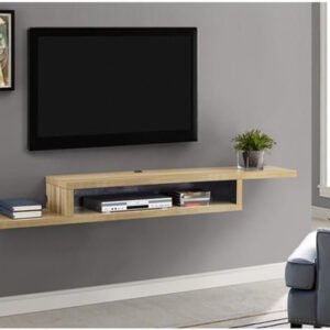 Martin Wall Mounted TV Shelf - Wall-Mounted or Freestanding TV Unit with Storage, Includes Home Installation
