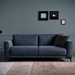 Italian Style Fabric Upholstered Sofa - Custom Upholstered Sofa for Living Room, Elegant Design with Premium Comfort
