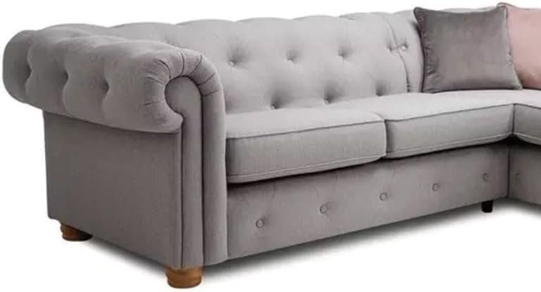 Tufted Corner Sofa - Customizable Sectional Sofa for Living Room, Premium Upholstery, L-Shape Design - Image 2