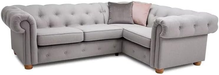 Tufted Corner Sofa - Customizable Sectional Sofa for Living Room, Premium Upholstery, L-Shape Design - Image 3
