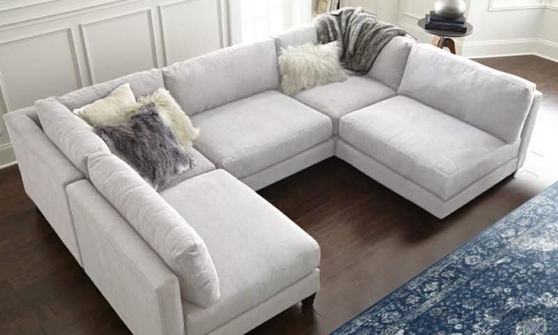 6-Seater Corner Sectional Sofa - Customizable Sectional Sofa for Living Room, Premium Upholstery, L-Shape Design - Image 2