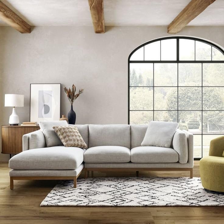 Modular Corner Sofa - Customizable Sectional Sofa for Living Room, Premium Upholstery, L-Shape Design