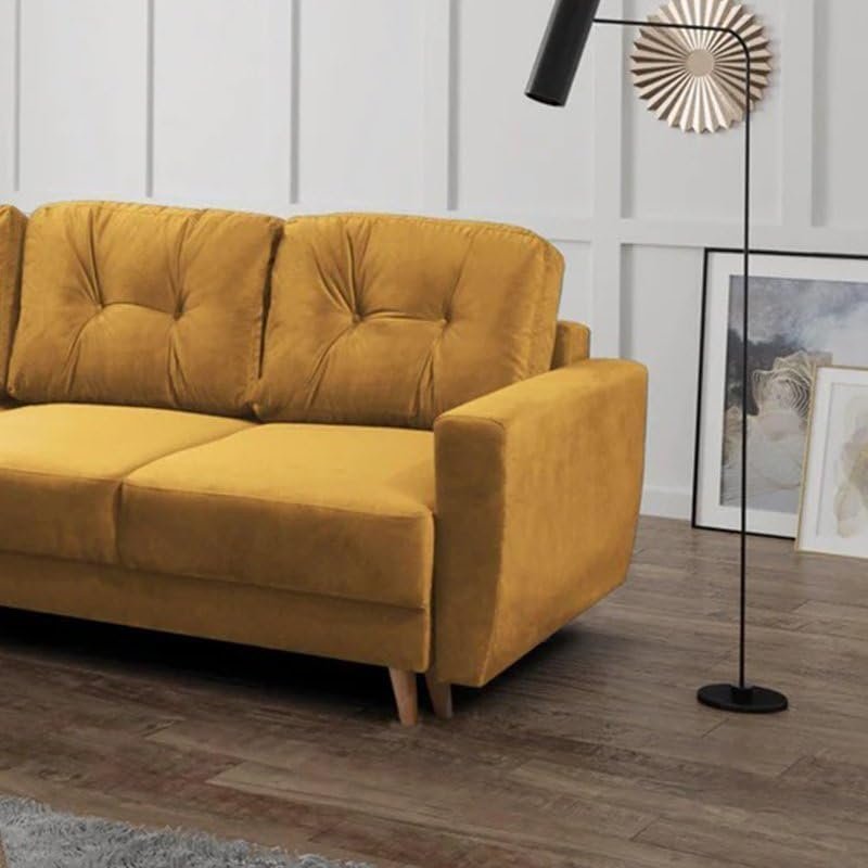 4-Seater Corner Sectional Sofa - Customizable Sectional Sofa for Living Room, Premium Upholstery, L-Shape Design - Image 2