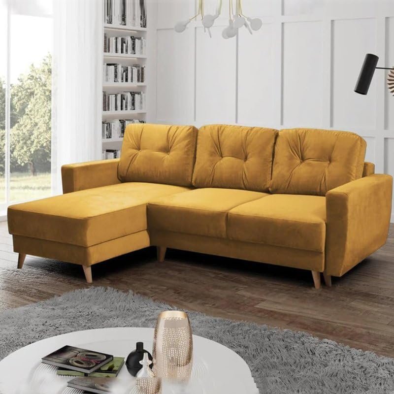 4-Seater Corner Sectional Sofa - Customizable Sectional Sofa for Living Room, Premium Upholstery, L-Shape Design - Image 4