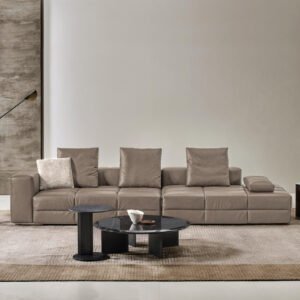 Single Arm Sofa - Customizable Sectional Sofa for Living Room, Premium Upholstery, L-Shape Design