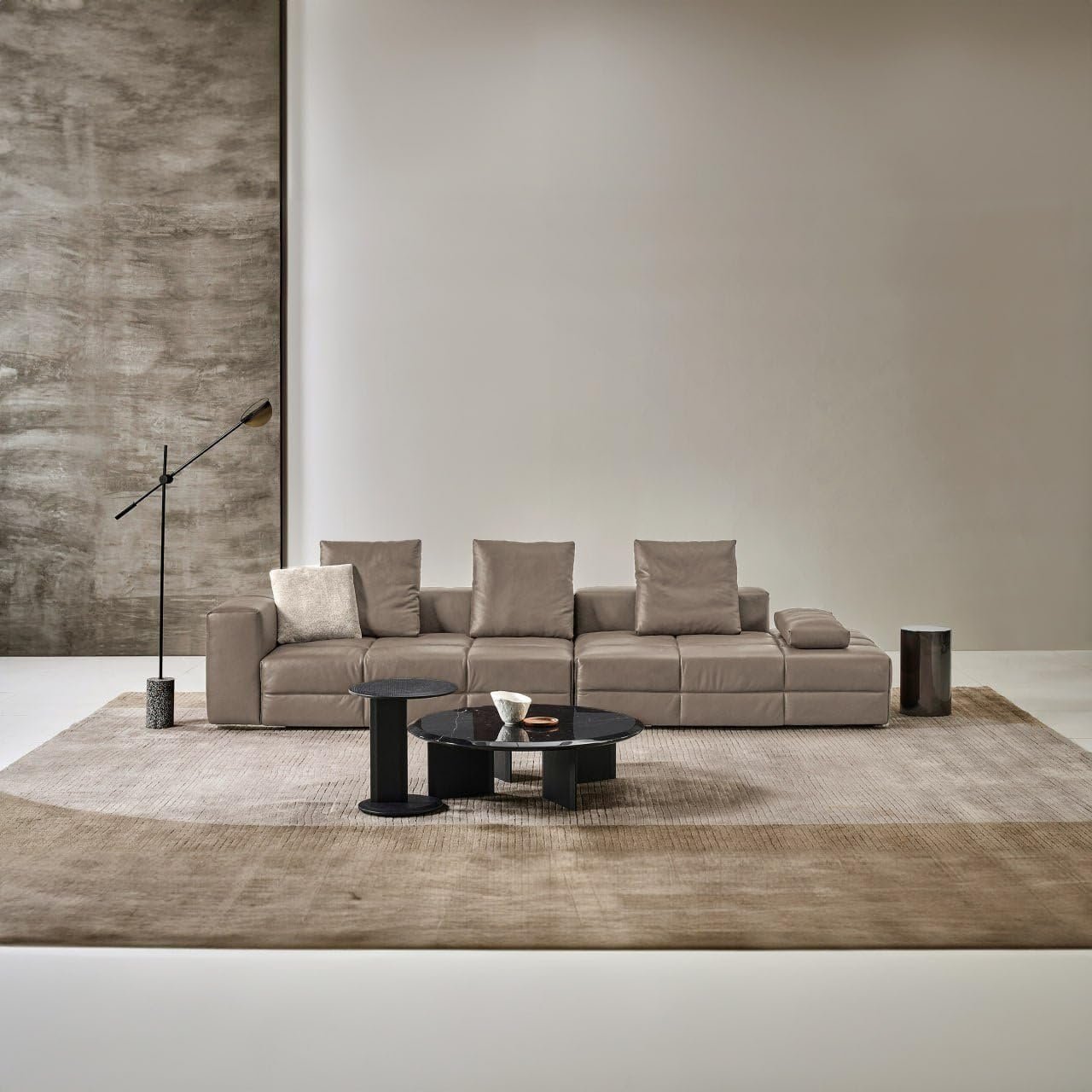 Single Arm Sofa - Customizable Sectional Sofa for Living Room, Premium Upholstery, L-Shape Design - Image 2