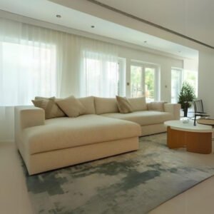 Celeste Cozy L-Shape Sofa - Customizable Sectional Sofa for Living Room, Premium Upholstery, L-Shape Design